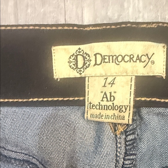 Democracy Dark Blue Skinny Jeans women’s size 14 - Picture 2 of 4